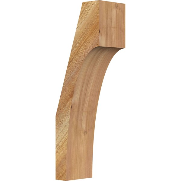 Ekena Millwork 4"W x 6"D x 18"H Westlake Rough Sawn Knee Brace, Western Red Cedar BRC04X06X18WTL00RWR - main